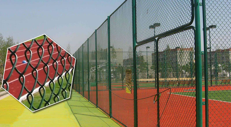 Chain Link Fence, Playground Fence Panels, with Fencing Elements
