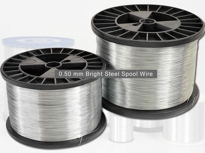 0.50 mm Bright Steel Spool Wire