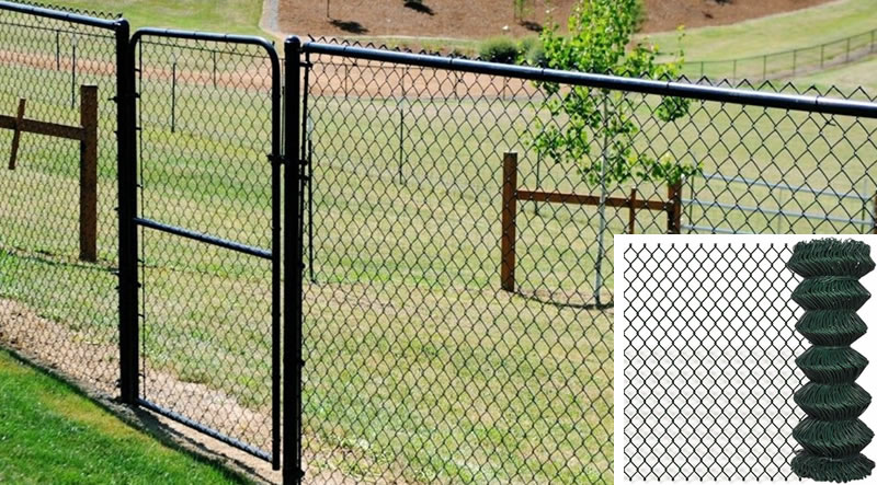 Perimeter Fence, Tube Post Framed Mesh Panels and Gates